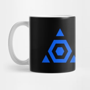 Blue Triangle Logo Mug